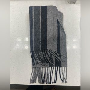 Thanksgiving SALE! Coach scarf with grey stripes